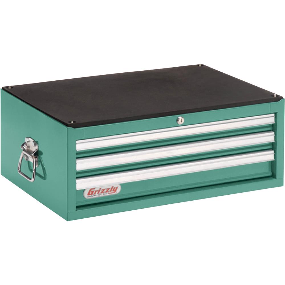 Grizzly H5653 - 3-Drawer Full-Depth Mid-Riser - Grizzly Industrial