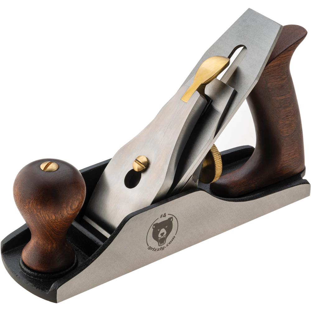 Grizzly T33282 - Premium No. 4 Smoothing Plane - Grizzly