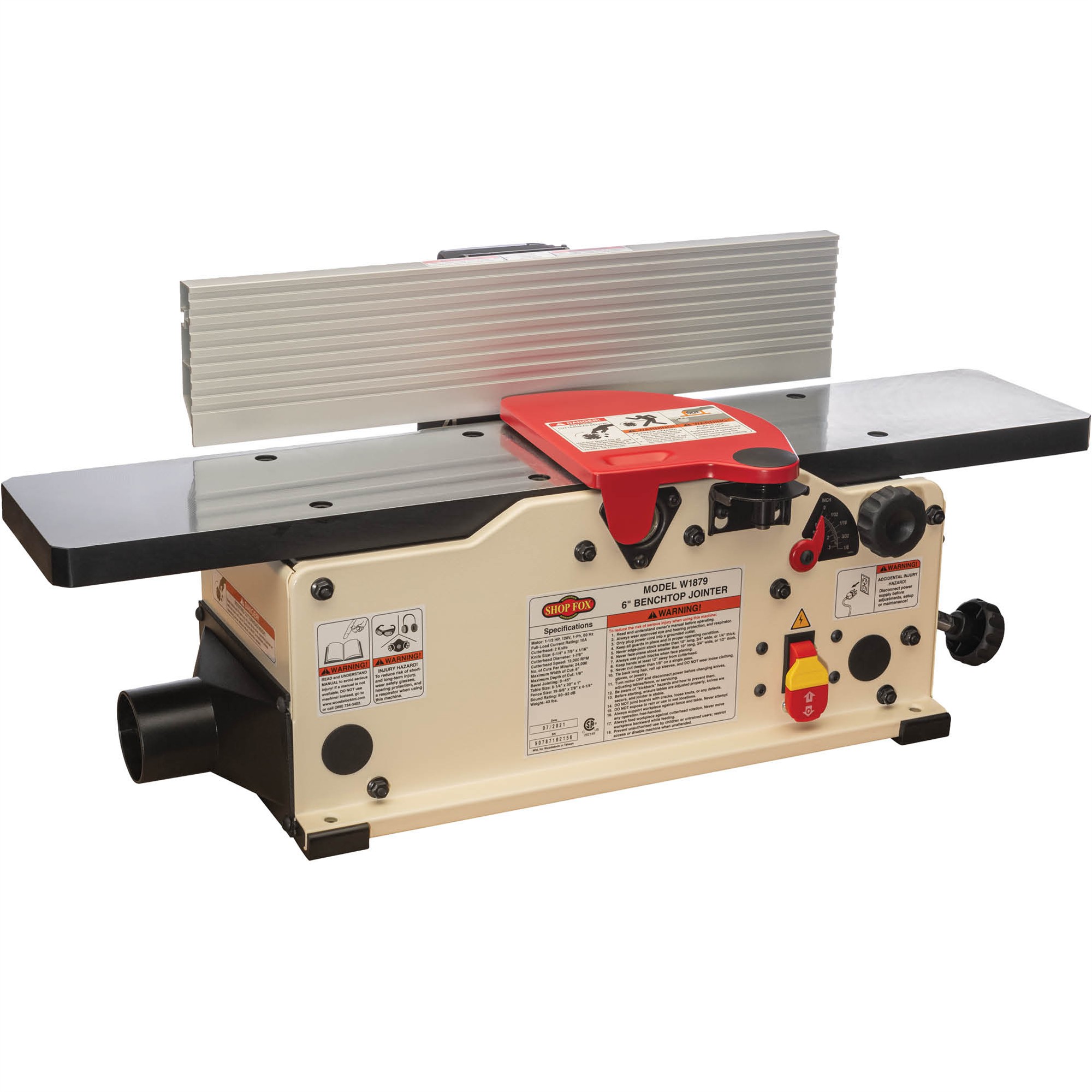 6" Benchtop Jointer Grizzly Industrial