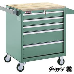Grizzly H0840 - 5-Drawer Tool Cabinet with Ball Bearing Slides