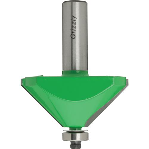 Image for Grizzly C1135 - 45 Chamfer Bit, 1/2" Shank, 2-1/8" Dia.