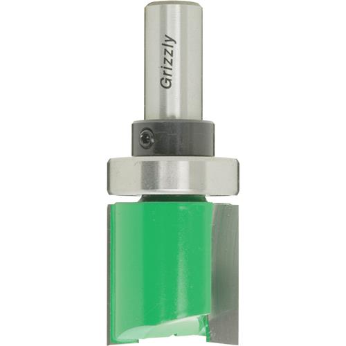 Image for Grizzly C1310 - Pattern Cutting Bit w/ Upper Guide Bearing, 1-1/8" x 1/2" Shank