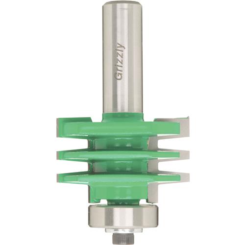 Image for Grizzly C1367 - Finger Joint Bit w/ Guide Bearing, 1/2" Shank
