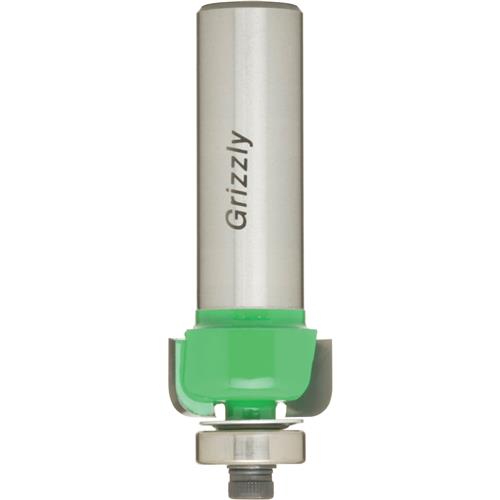 Image for Grizzly C1738 - Anti-Kickback Cove Bit, 1/2" Shank, 1/8" Radius