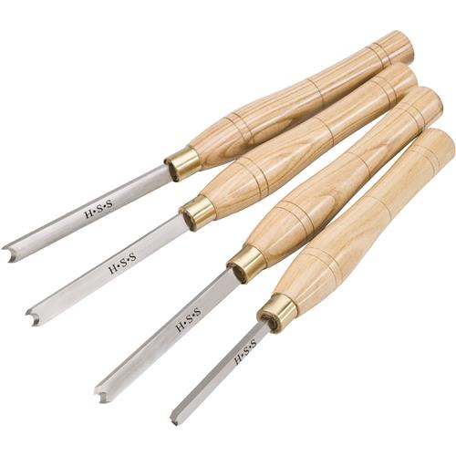 Image for Shop Fox D3781 - Beading Lathe Chisel Set, 4 pc.