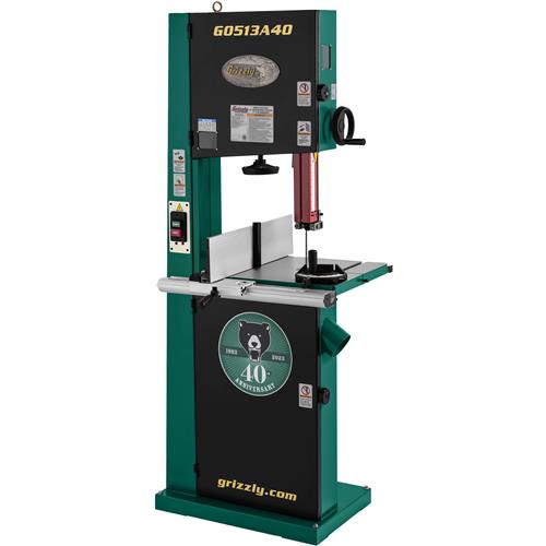 Image for Grizzly G0513A40 - 17" 2 HP Bandsaw - 40th Anniversary Edition