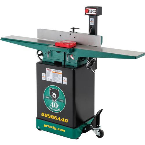 Image for Grizzly G0526A40 - 6" Jointer - 40th Anniversary Edition