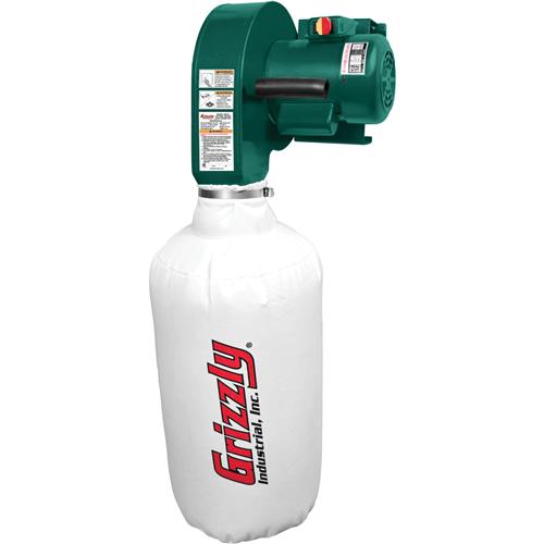 Image for Grizzly G0710 - 1 HP Wall Hanging Dust Collector