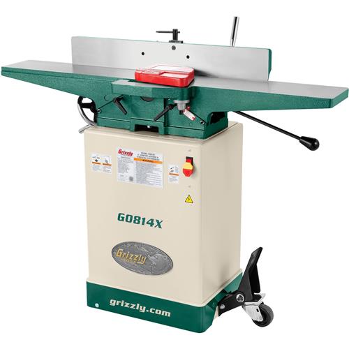 Image for Grizzly G0814X - 6" Jointer with V-Helical Cutterhead