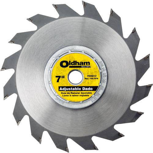 Image for Oldham G2793 - 7" x 5/8" 16t Wobble Dado