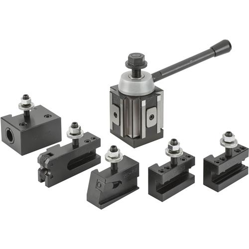 Image for Grizzly G5690 - Quick Change Tool Post Set - 12" to 14" Swing