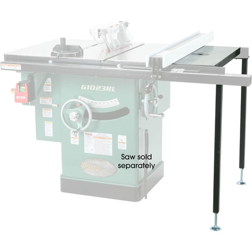 Image for Grizzly H7507 - 18" x 27" Router Extension Table for Table Saw