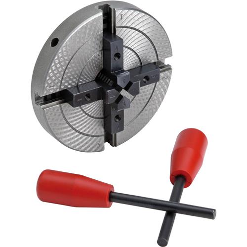 Image for Grizzly H8042 - 5" 4-Jaw Wood Chuck - 1" x 8 TPI
