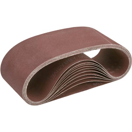 Image for Grizzly T21503 - 4" x 24" A/O Sanding Belt 120 Grit, 10 pk.