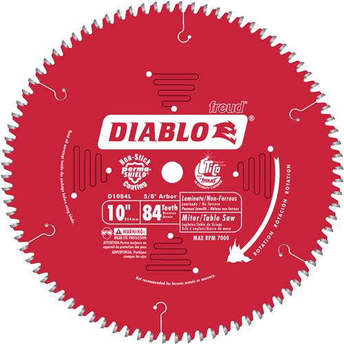 Image for Freud T24443 - 10" x 5/8" 84t TCG Laminate Flooring Saw Blade