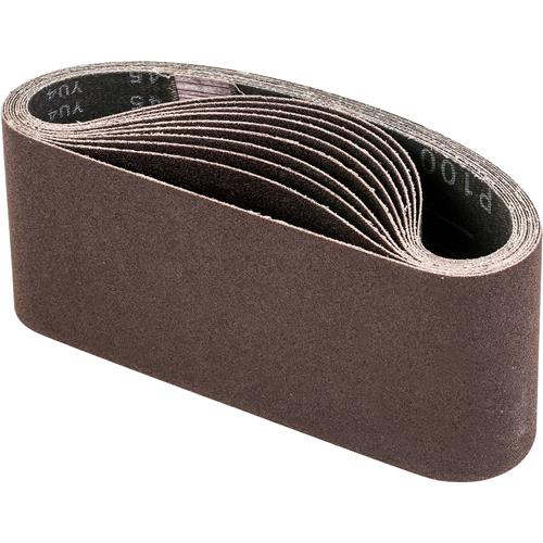 Image for Grizzly T24545 - 3" x 18" A/O Sanding Belt 100 Grit, 10 pk.