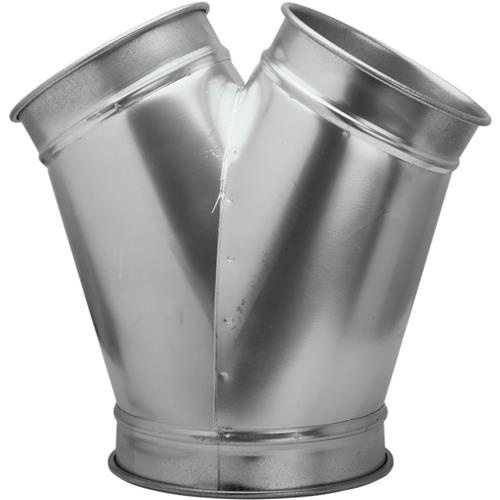 Image for US Duct T26678 - 10" to 8" x 8" Industrial Dust Collection Y Branch