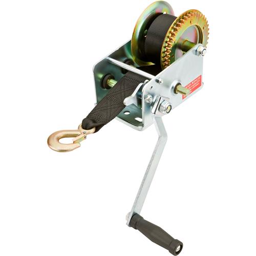Image for Grizzly T26858 - Hand Winch with Nylon Strap, 2000 lb. Capacity
