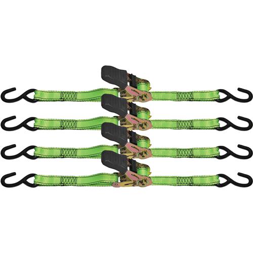 Image for GRIP T28638 - 1" x 15' Ratchet Tie Down Set, 4 pc.