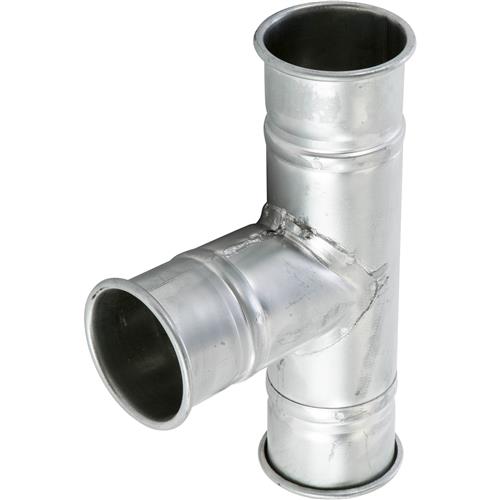 Image for US Duct T28661 - 3" 90 Deg Industrial Dust Collection T Branch