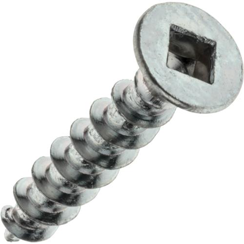 Image for Minerallac T28850 - #8 x 1" #2 Bit Zinc Square Drive Deep Thread Flat Head Particle Board Screw, 100 pc.