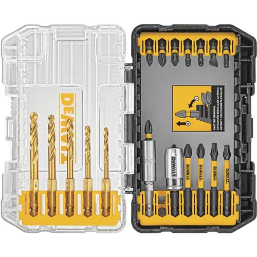 Image for DeWalt T29334 - Flextorq Impact Ready Titanium Drill Bit Set with Toughcase, 20 Pc.