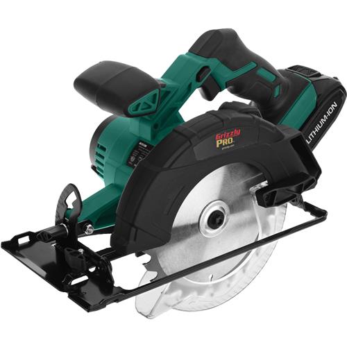 Image for Grizzly PRO T30293X - 20V 6-1/2" Circular Saw Kit with Li-Ion Battery (Charger Not Included)
