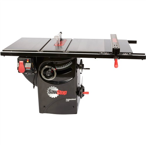 Image for SawStop T30404 - 10" 1-3/4 HP 120V Professional Table Saw with 30" Premium Fence Assembly