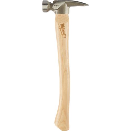 Image for Milwaukee T31152 - 19oz Milled Face Hickory Wood Framing Hammer