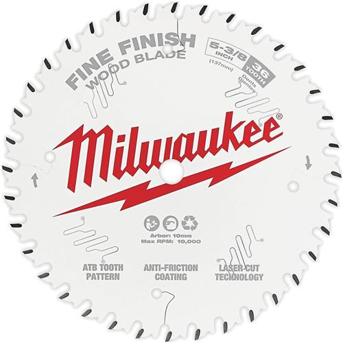 Image for Milwaukee T31240 - 5-3/8" 36T Fine Finish Circular Saw Blade