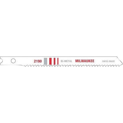 Image for Milwaukee T31375 - 3-5/8" 14 TPI U-Shank Bi-Metal Cutting Jigsaw Blade, 5 pk.