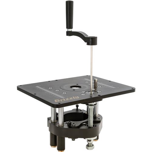 Image for Grizzly T31637 - Router Lift with 12" x 9" Table Insert
