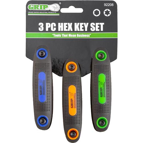 Image for GRIP T32097 - 3 Pc. Folding Hex Key Set