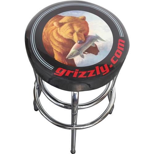 Image for Grizzly T32203 - Grizzly Shop Stool - Black