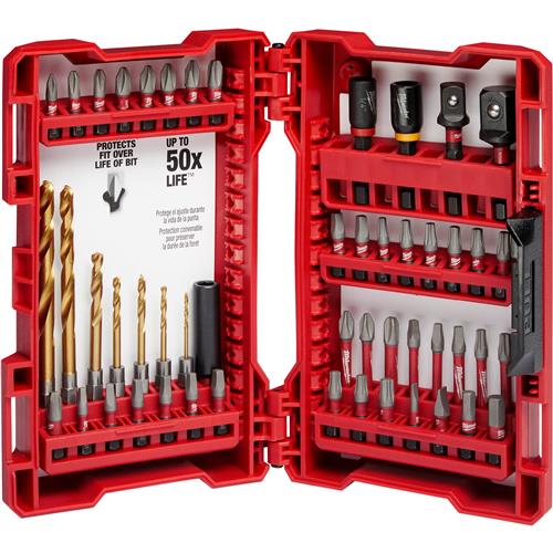 Image for Milwaukee T33410 - SHOCKWAVE Impact Drill & Drive Set - 50 pc.