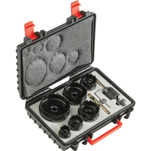 Image for 6 Pc Metalworking Tungsten Carbide Hole Saw Set 7/8" - 2-1/2"