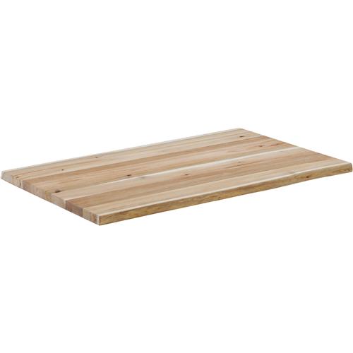 Image for Grizzly T33896 - 1.5" Acacia Wood Butcher Block -  Live-Edge/Unfinished, 30" W x 48" D