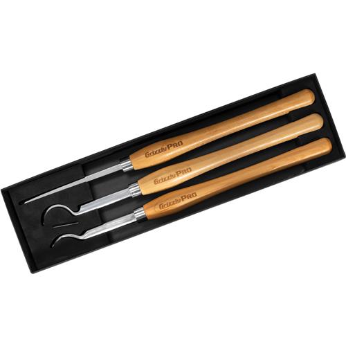 Grizzly PRO T34364 - Hollowing Turning Tool Set with Carbide