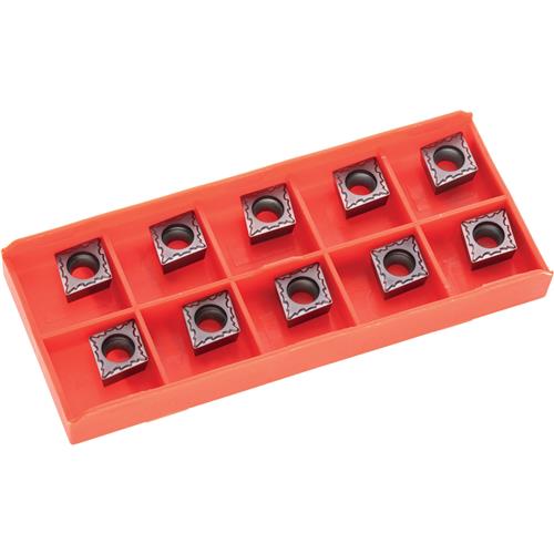 Image for HARLINGEN T34412 - CCMT09T304 Carbide Inserts for Stainless Steel, 10-Pk