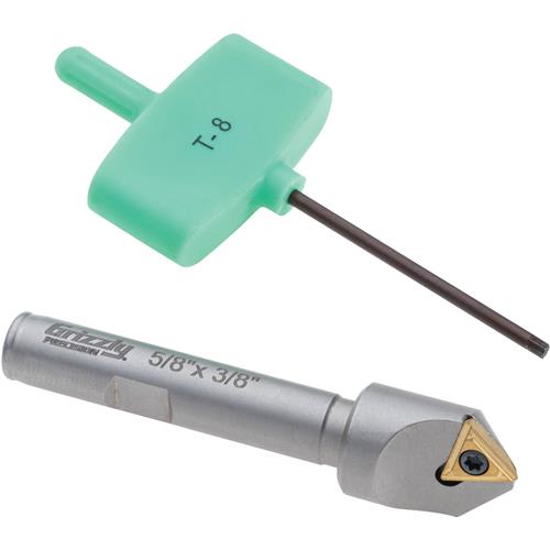 Image for HARLINGEN T34465 - TCMT Carbide Indexable Countersink, 5/8", 3/8" Shank