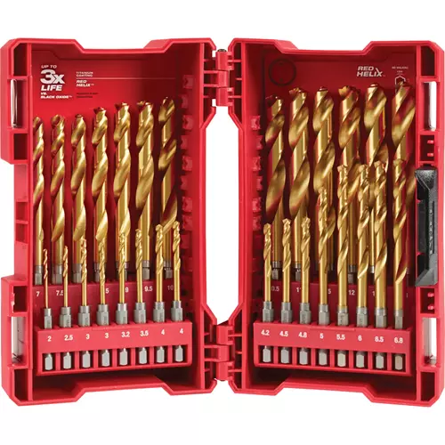 RILY ハートキリング Milwaukee T33298 - Metric Titanium Drill Bits RH 29pc Kit