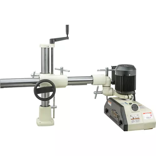 Shop Fox W1767 - 1 HP 4-Speed 3-Roller Power Feeder, Single